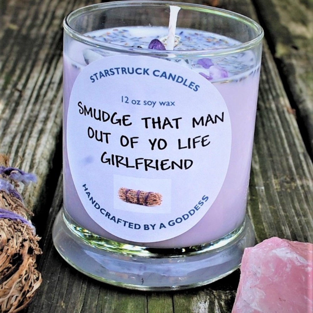 Smudge that man candle